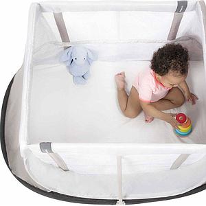 Lit voyage bébé AEROMOOV gris roche