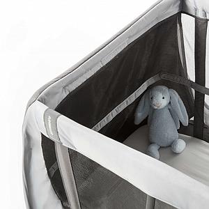 Lit voyage bébé AEROMOOV gris roche