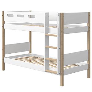Lits superposé 190x90cm NOR Flexa chêne-blanc