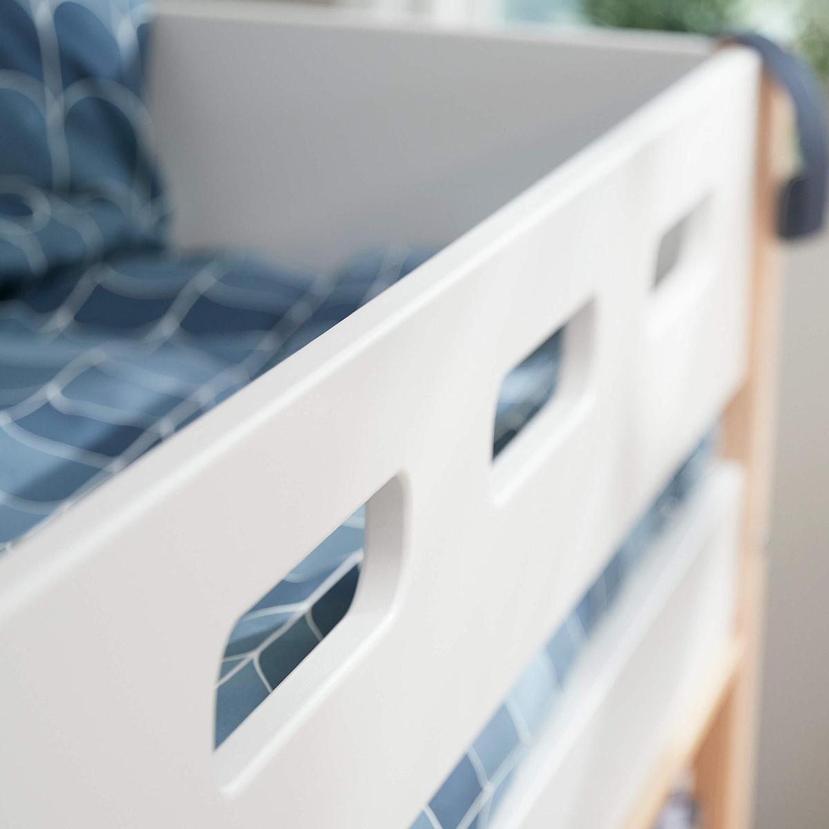 Lits superposé 200x90cm NOR Flexa chêne-blanc