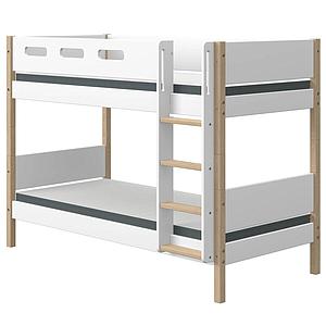 Lits superposé 200x90cm NOR Flexa chêne-blanc