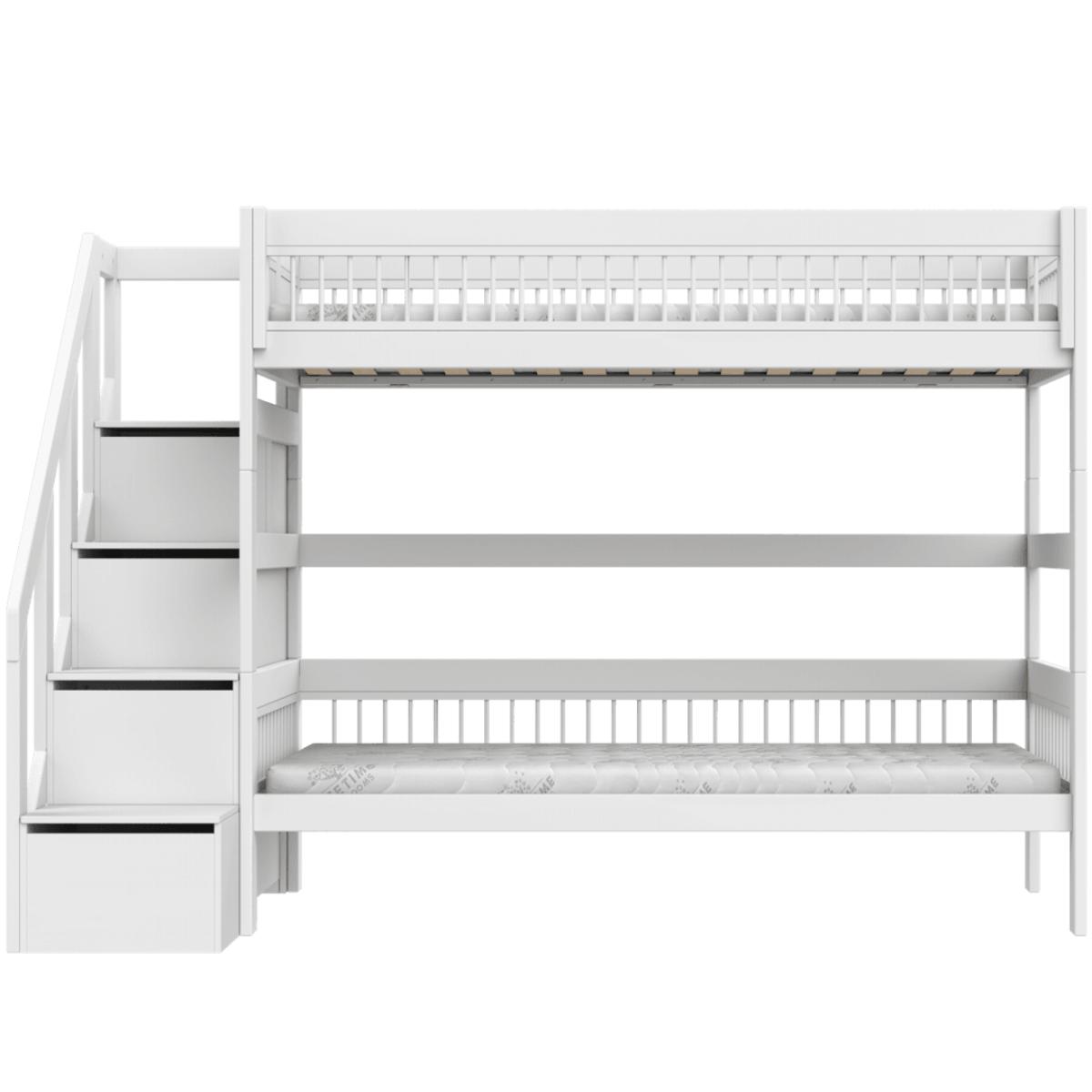 Lits superposé 90x200cm escalier BREEZE LUX Lifetime