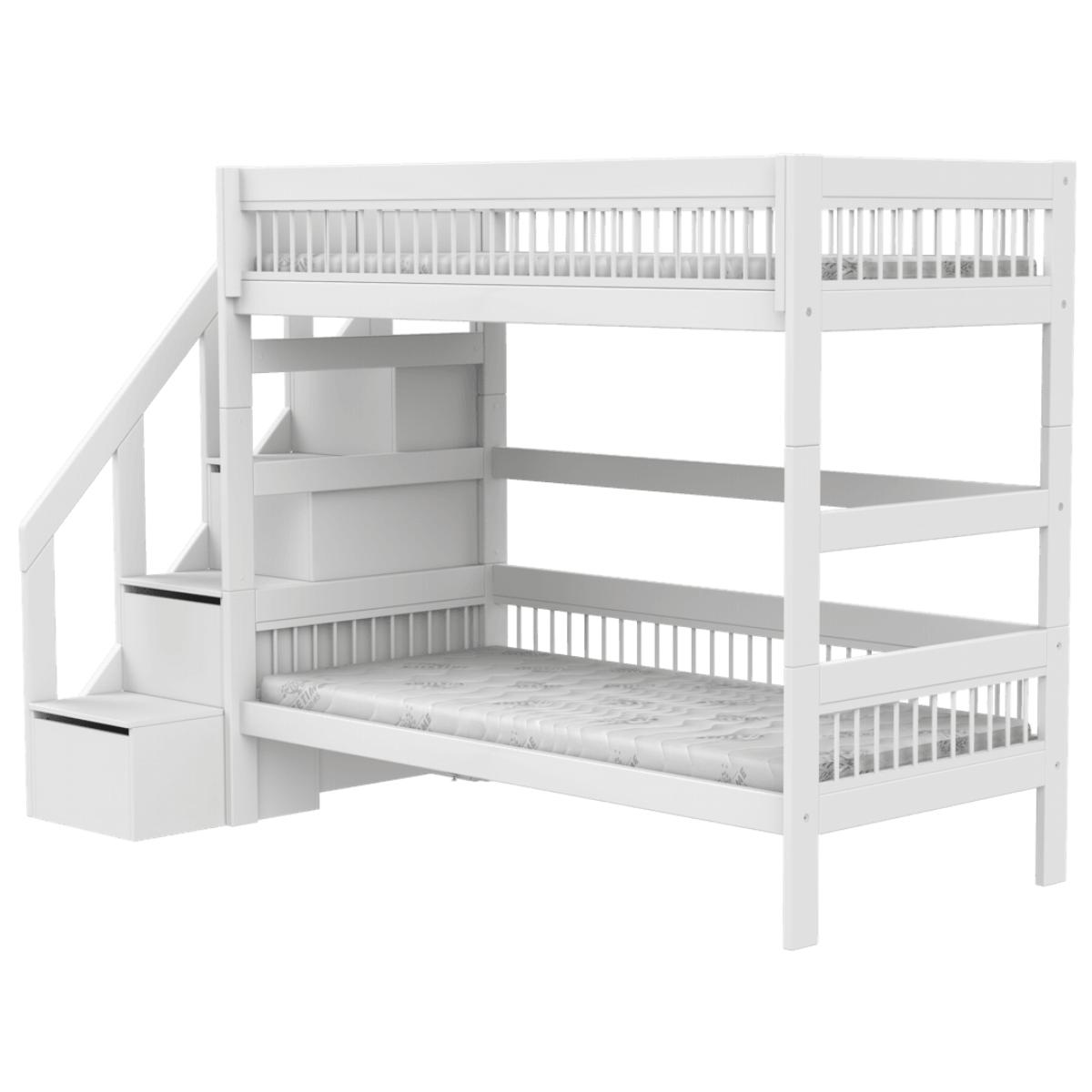 Lits superposé 90x200cm escalier BREEZE LUX Lifetime