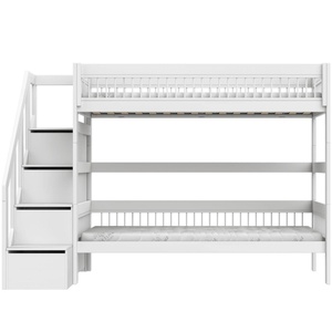 Lits superposé 90x200cm escalier BREEZE LUX Lifetime