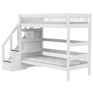 Lits superposé 90x200cm escalier BREEZE LUX Lifetime