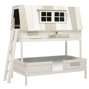 Lits superposés 140x200cm échelle extérieur sommier LUXE HANGOUT Lifetime whitewash