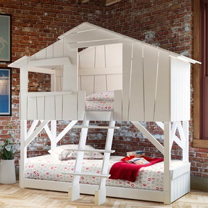 Lits superposés 90x190cm CABANE Mathy by Bols greige