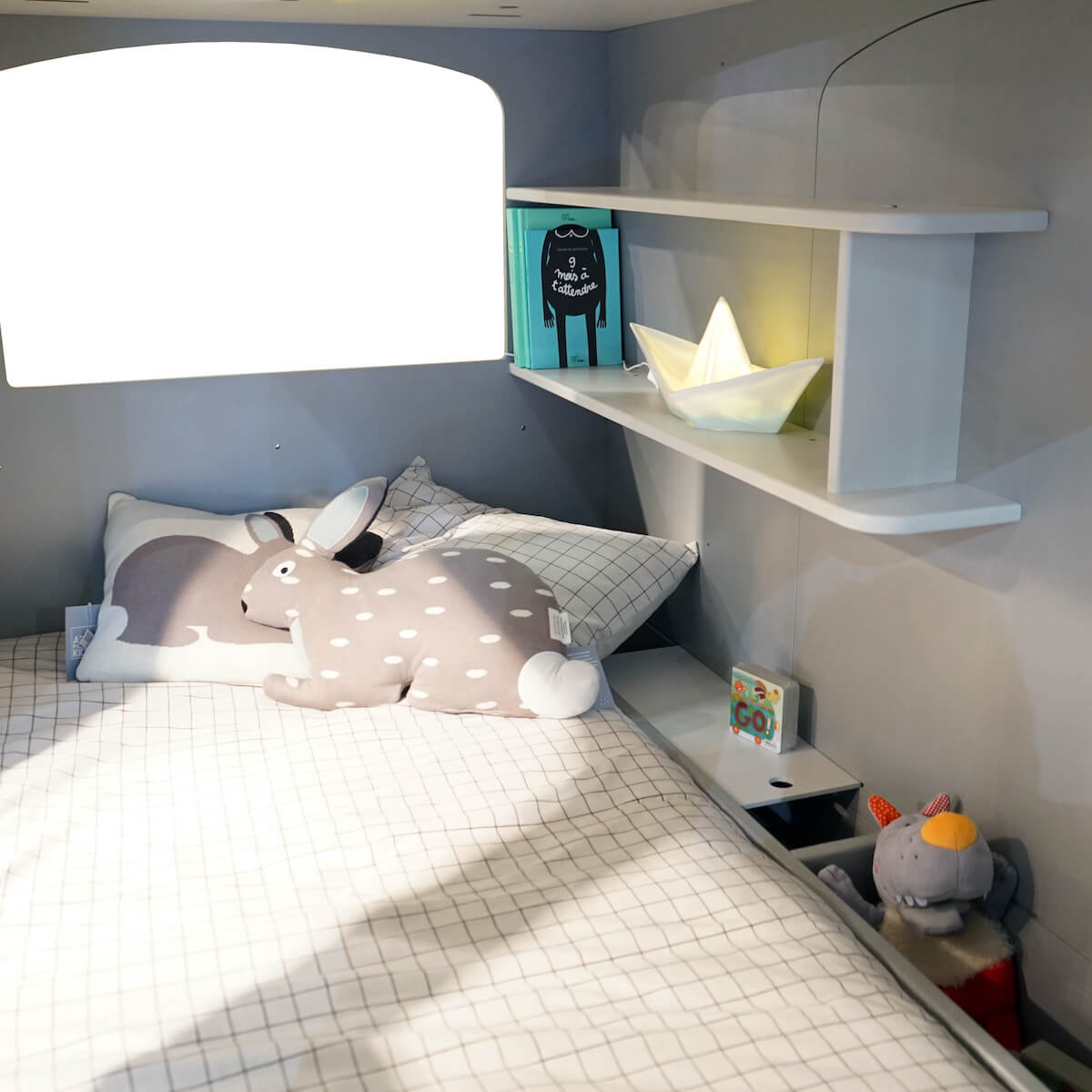 Lits superposés 90x190cm WAGON Mathy by Bols blanc