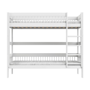 Lits superposés 90x200cm échelle droite BREEZE LUX Lifetime blanc