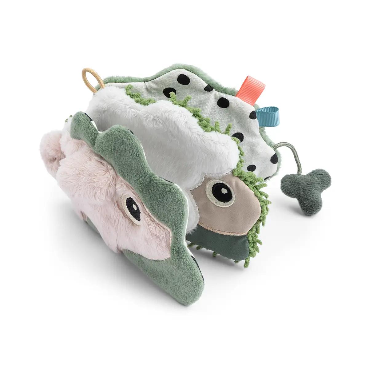 Livre de bébé sensoriel Tiny farm Done by deer Colour mix