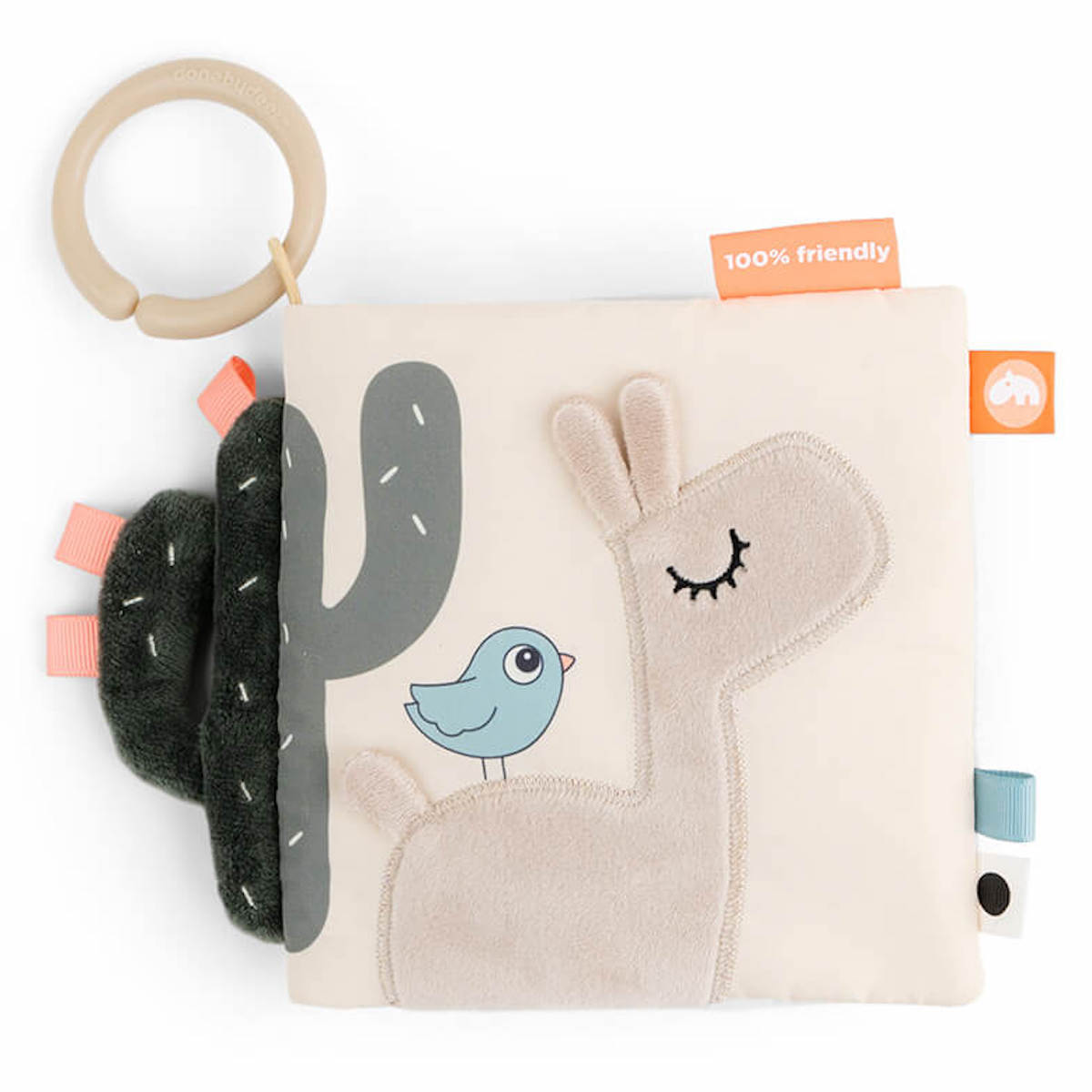 Livre en tissu LALEE Done by Deer Sand