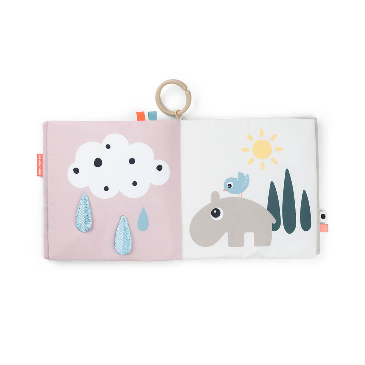 Livre en tissu TUMMY Done by Deer Deer friends Colour mix