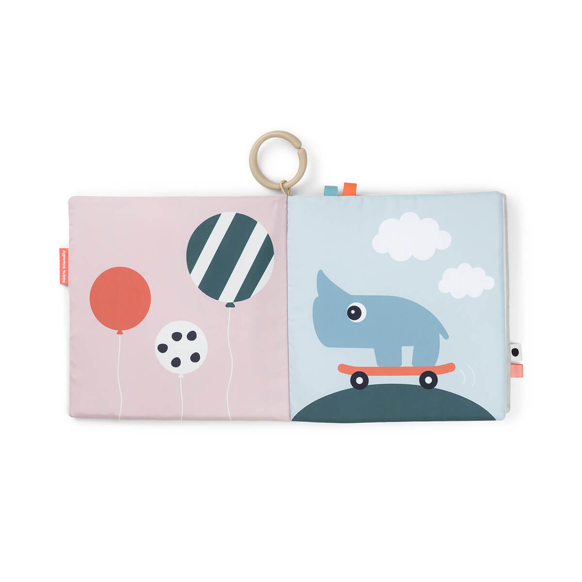 Livre en tissu TUMMY Done by Deer Deer friends Colour mix