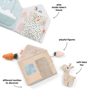 Livre home tissu LALEE Done by Deer Sand