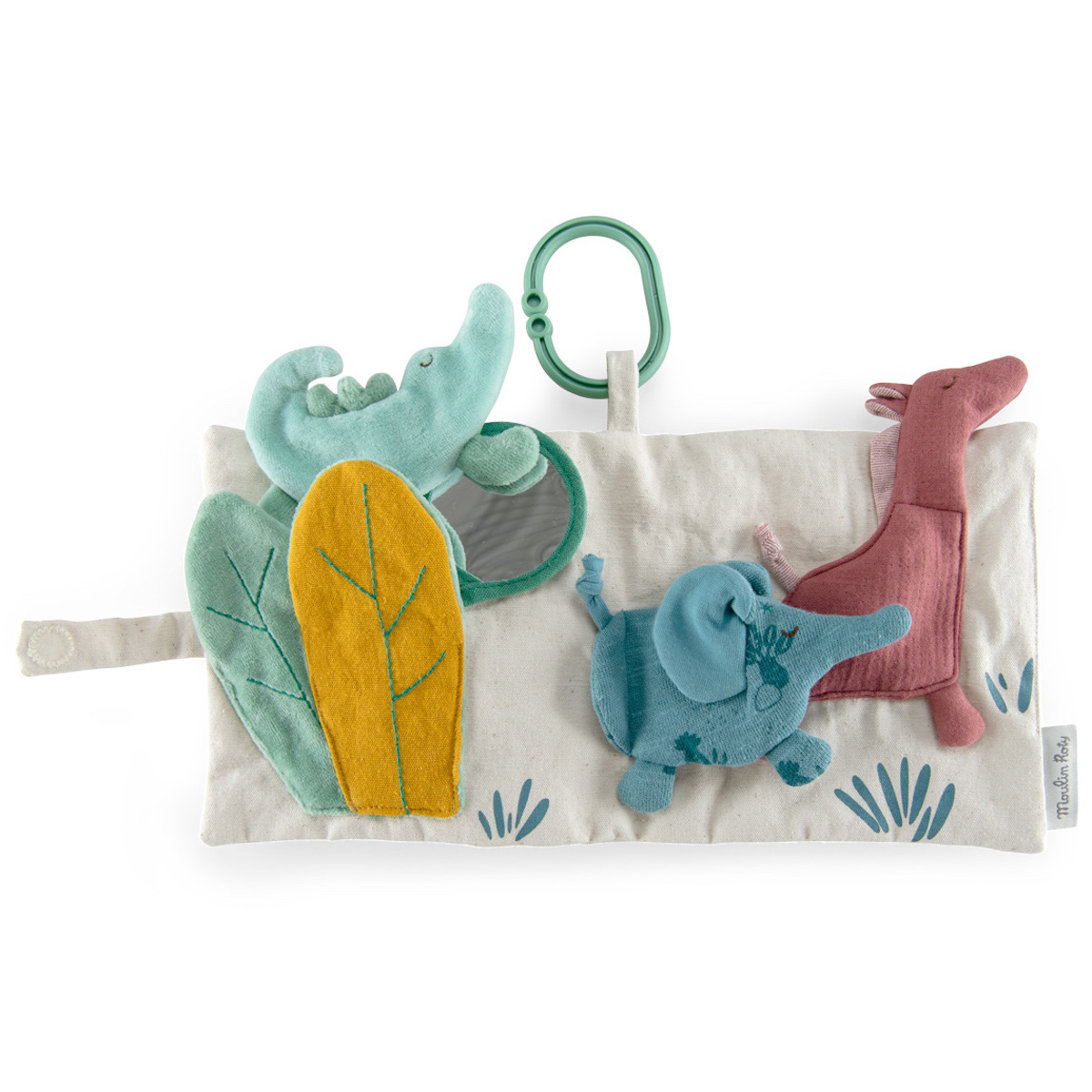 Livre tissu d'activités SOUS MON BAOBAB Moulin Roty