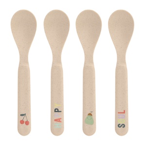 Lot de 4 cuillères HAPPY FRUITS CHERRY Laessig