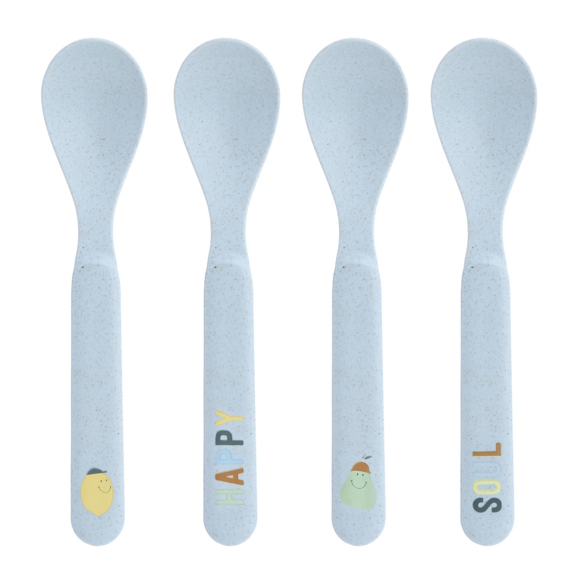 Lot de 4 cuillères HAPPY FRUITS LEMON Laessig