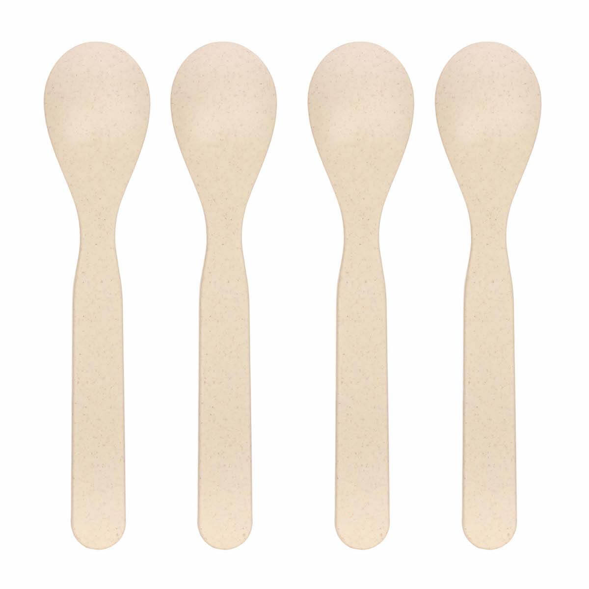 Lot de 4 cuillères HAPPY RASCALS Laessig Heart lavender