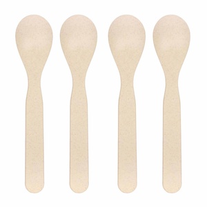 Lot de 4 cuillères HAPPY RASCALS Laessig Heart lavender