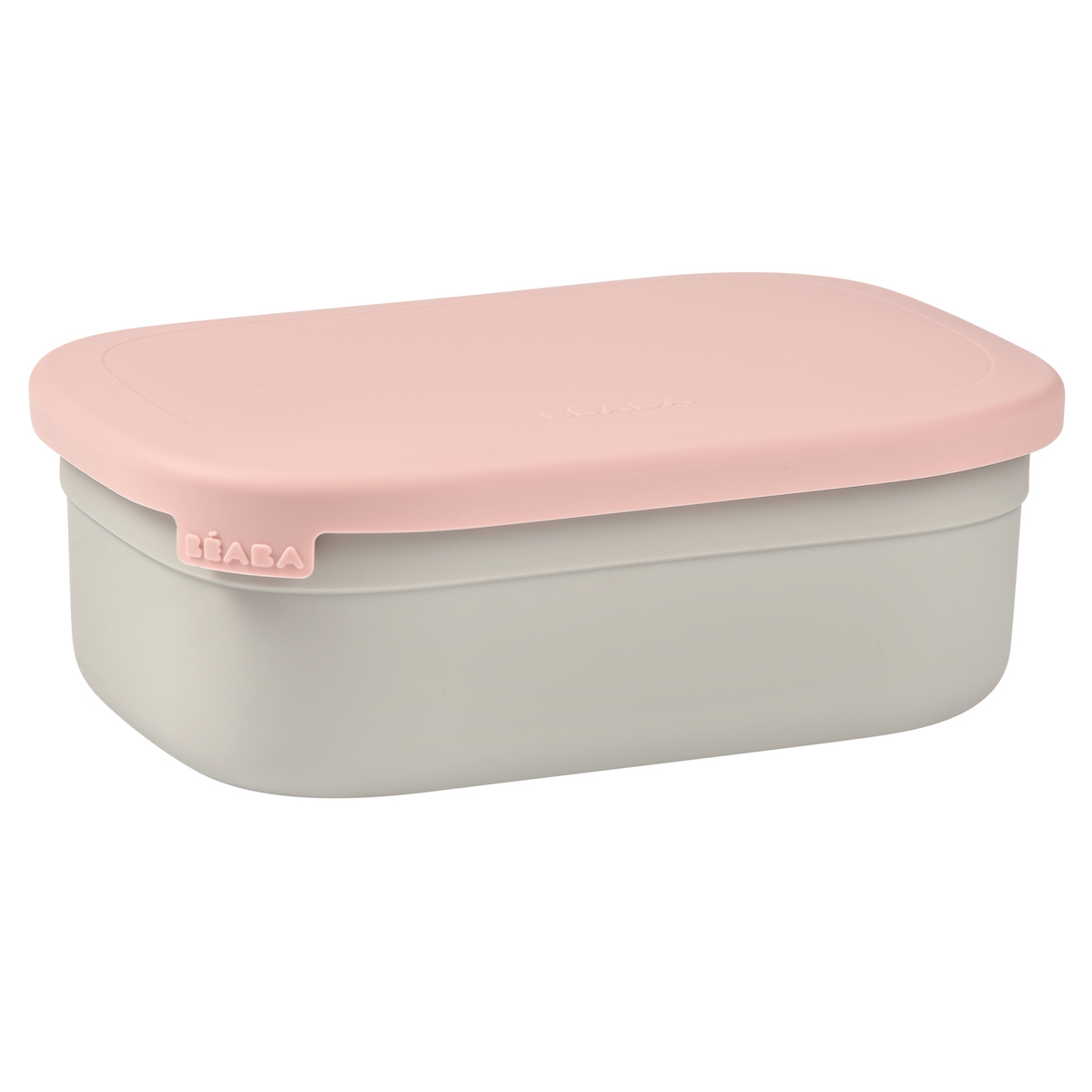 Lunch box inox Beaba gris rosa