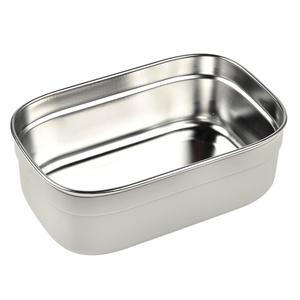 Lunch box inox Beaba gris verde