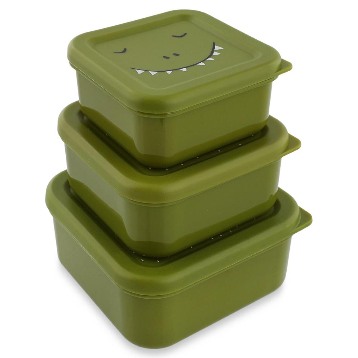 Lunchbox 3p MR. DINO Trixie green
