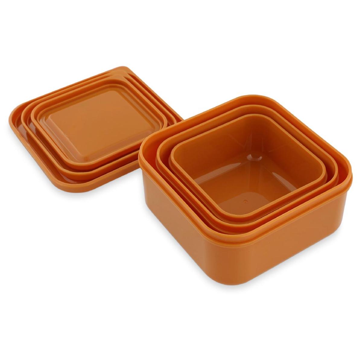 Lunchbox 3p MR. FOX Trixie orange