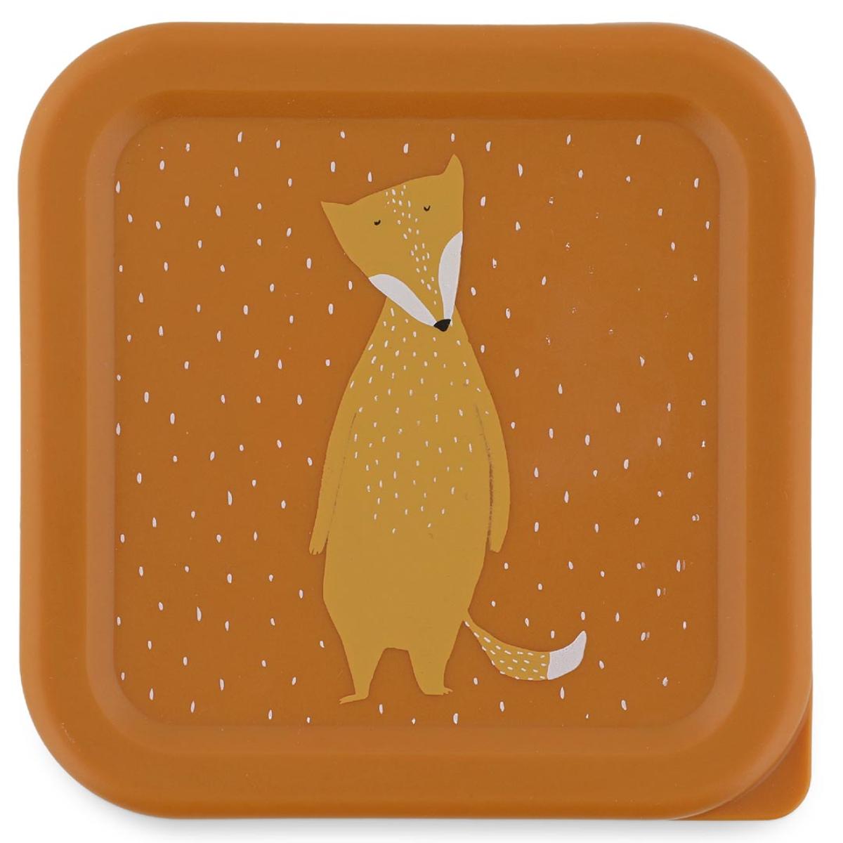 Lunchbox 3p MR. FOX Trixie orange