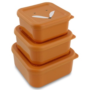 Lunchbox 3p MR. FOX Trixie orange