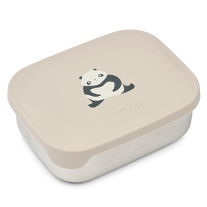 Lunchbox ARTHUR Liewood Panda Sandy dark grey
