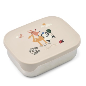 Lunchbox Arthur printed Around the world Liewood sandy