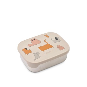 Lunchbox ARTHUR printed Liewood Cats and Dogs sandy