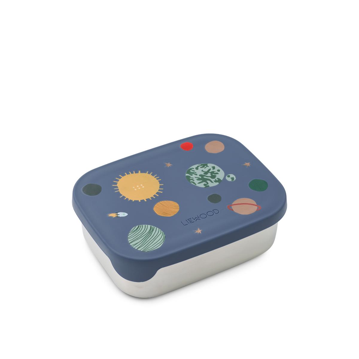 Lunchbox ARTHUR printed Liewood Universe classic navy