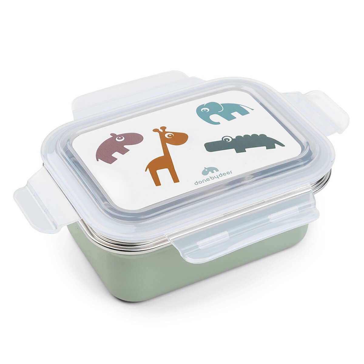 Lunchbox DEER FRIENDS Done by Deer Green