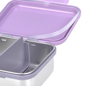 Lunchbox Little Gang Heart Laessig lilac