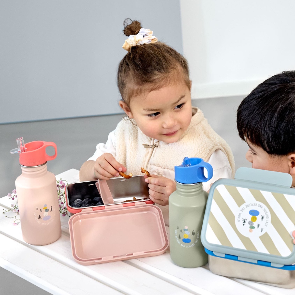 Lunchbox SUNNY EXPLORER Laessig rose pink