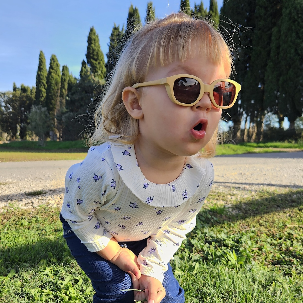Lunette de soleil 9-24m SQUARE Beaba lucky ocre