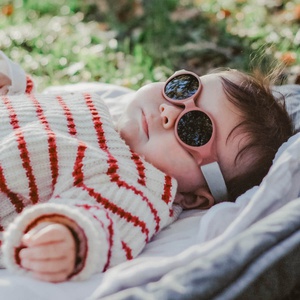 Lunette solaire-bandeau 0-9M Beaba terracotta