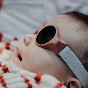 Lunette solaire-bandeau 0-9M Beaba terracotta