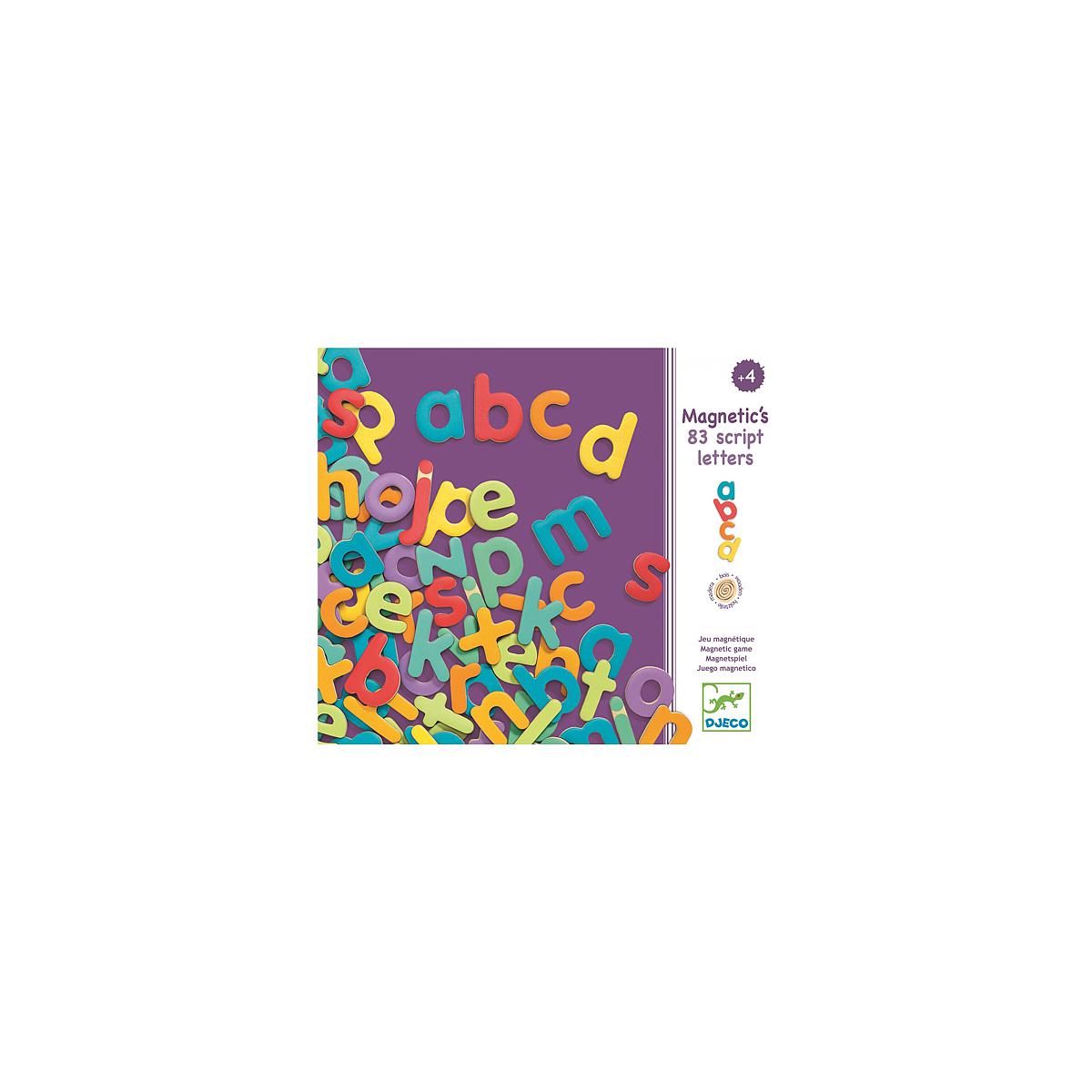 Magnets bois 83 SCRIPT LETTERS  Djeco