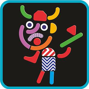 Magnets bois GEOBONHOMME Djeco