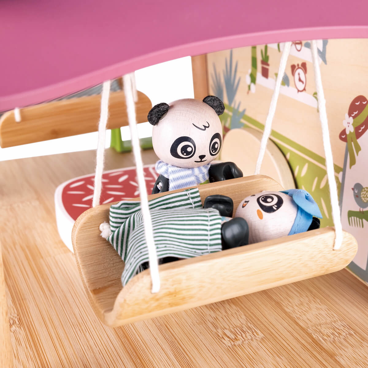 Maison Bamboo Bear Panda Hape