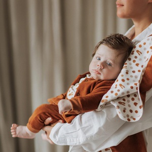 Manta terciopelo Wooly Organic caramel