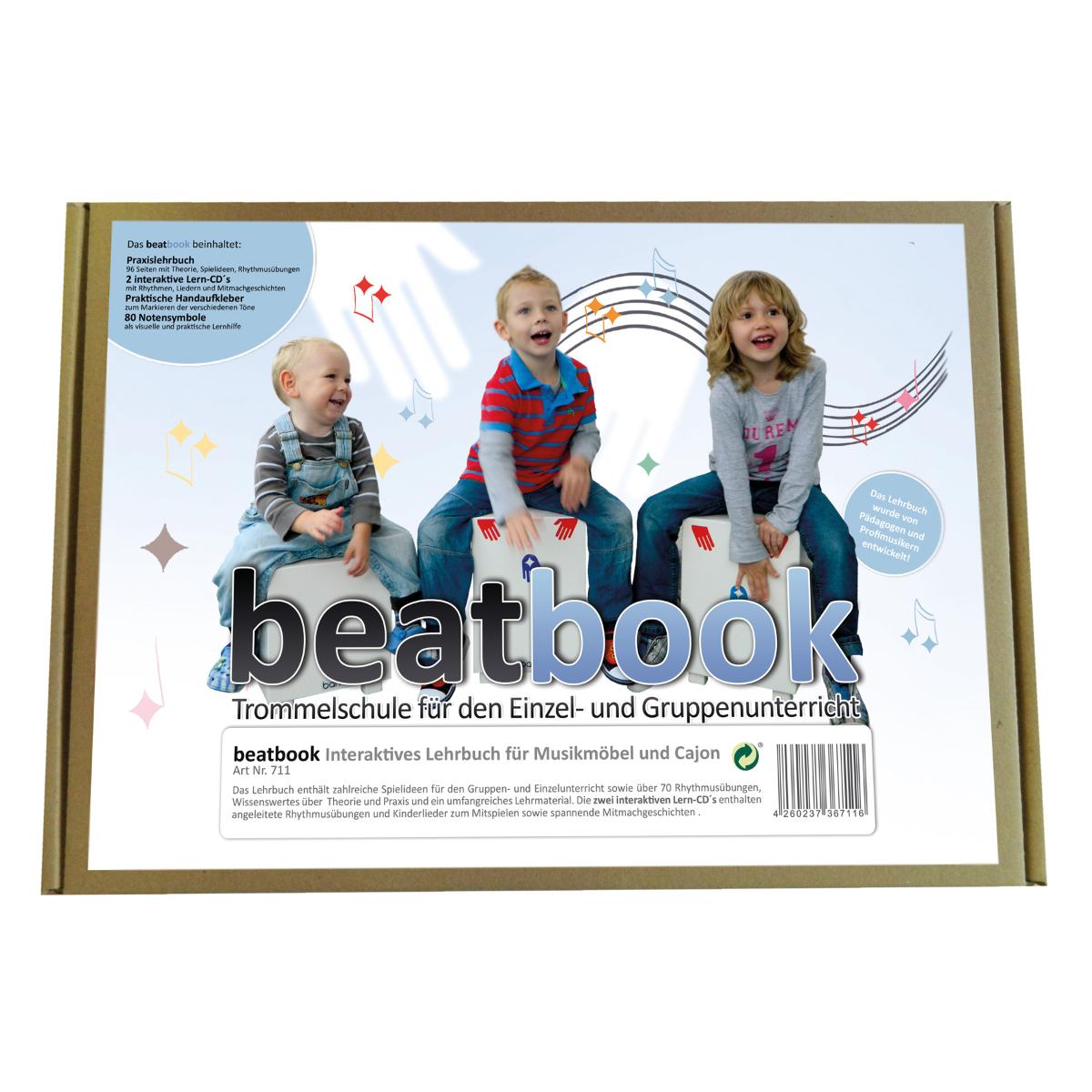 Manuel d'apprentissage du cajon Beatbook Baff