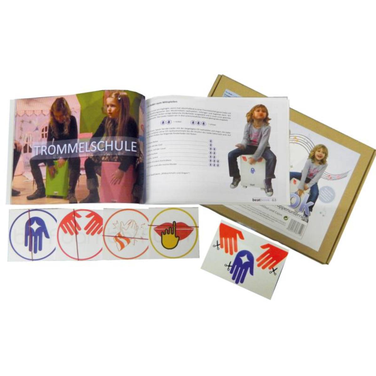 Manuel d'apprentissage du cajon Beatbook Baff