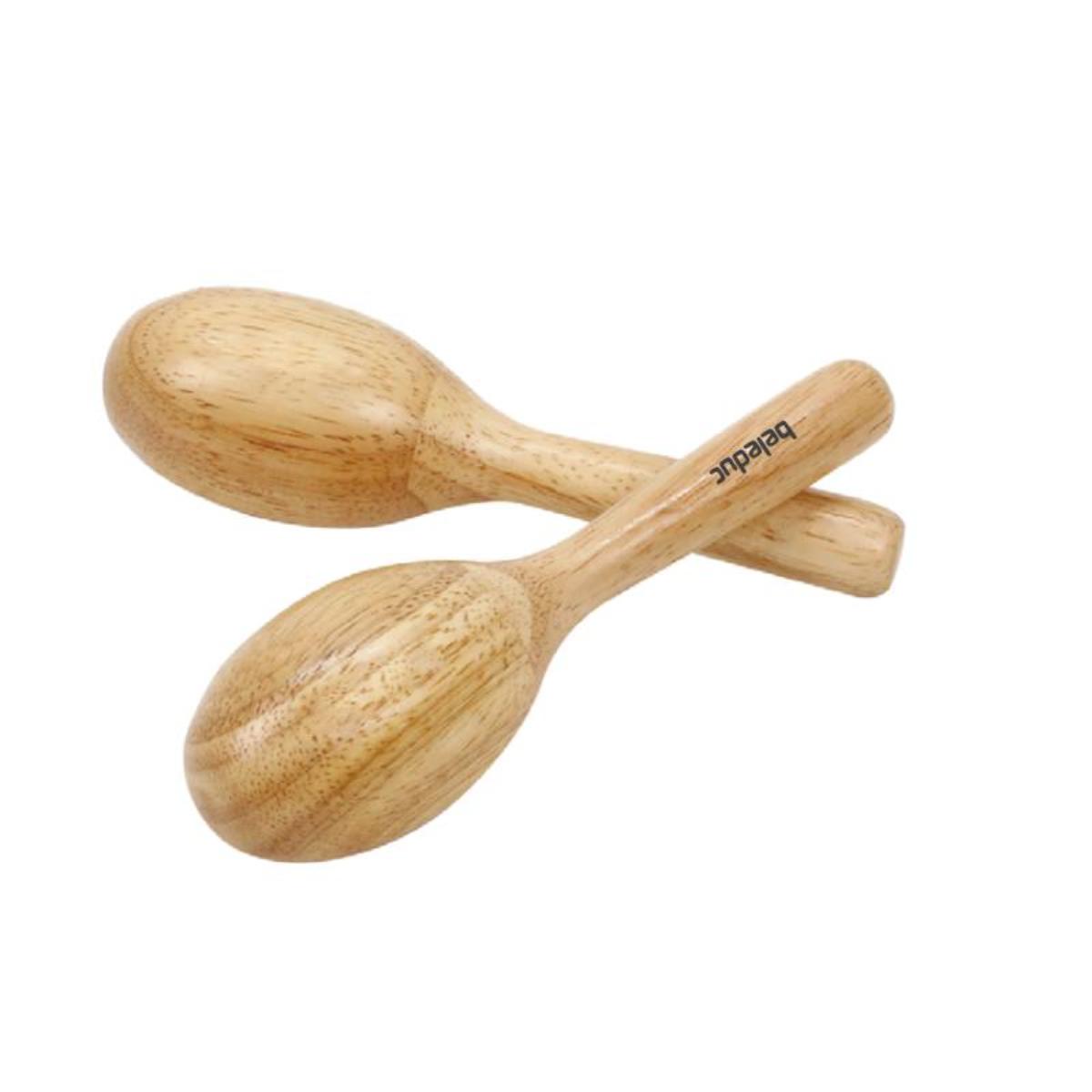 Maracas en bois 6 paires Beleduc
