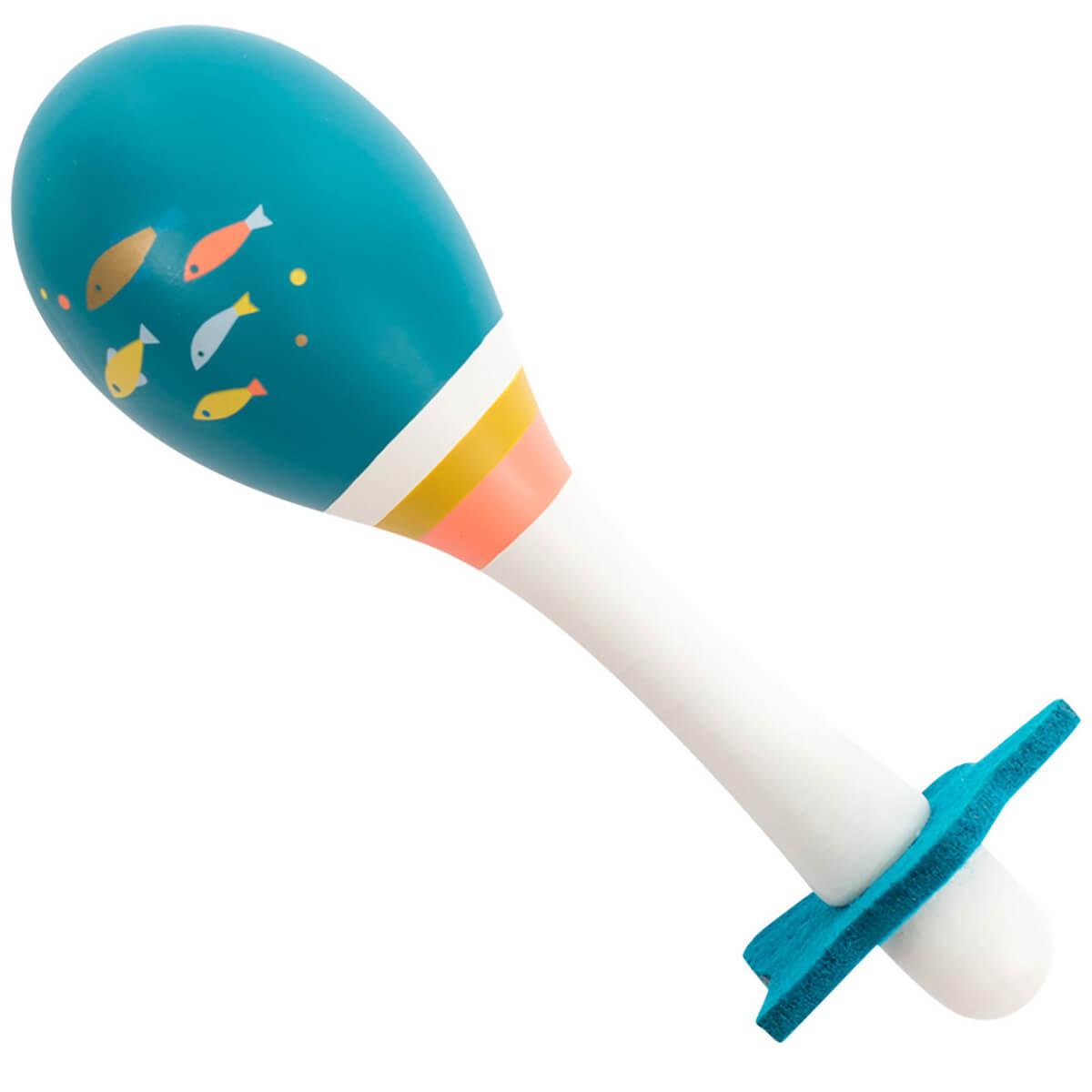 Maracas LE VOYAGE D'OLGA Moulin Roty bleu