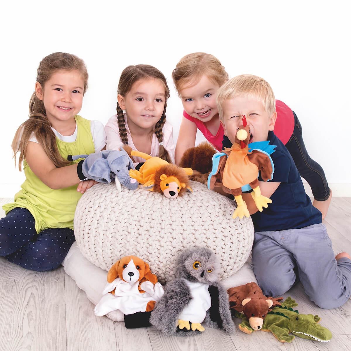 Marionnette hibou Beleduc