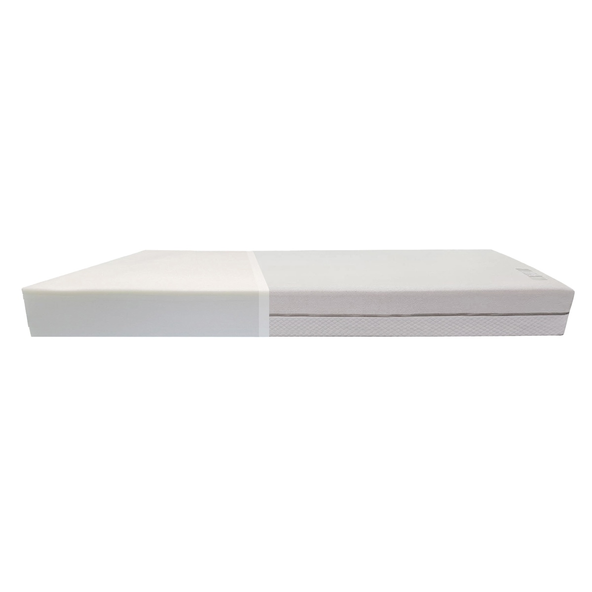 Matelas 140x200cm à ressorts Pocket Soft foam + housse coton Flexa