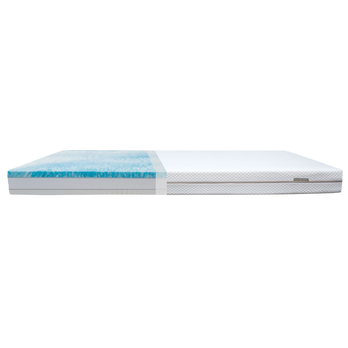 Matelas 140x200cm latex + housse coton Flexa